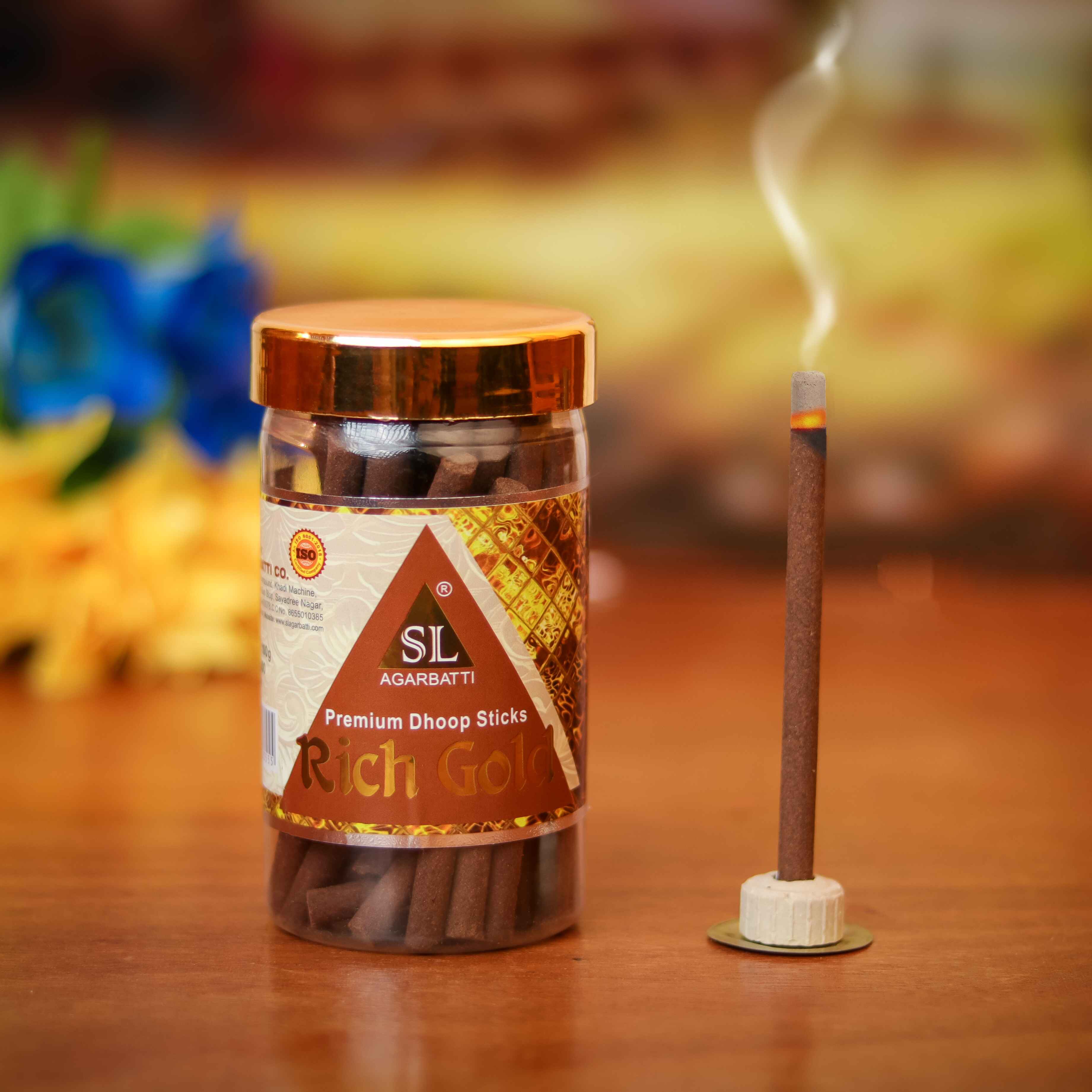 Rich Gold Dhoop Sick