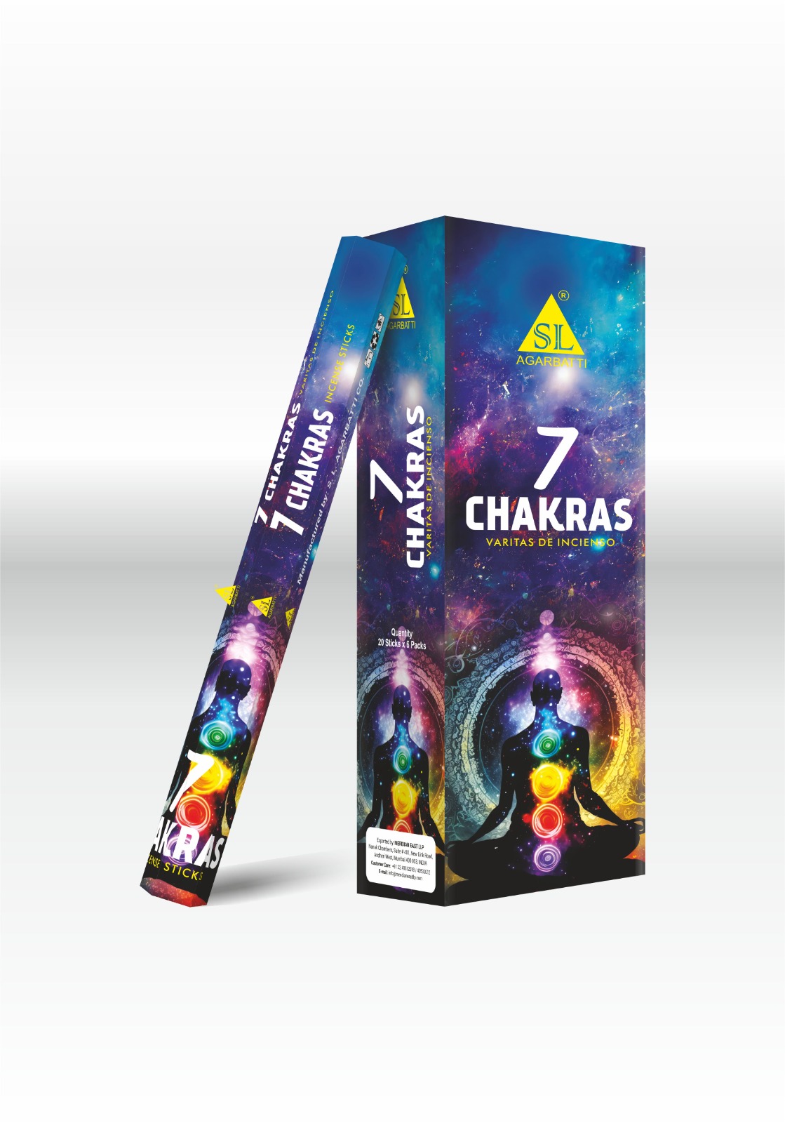 7 Chakras Incense Sticks